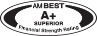 A.M. Best Top 200 P&C Companies logo.