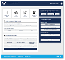 Home page for Agents Online