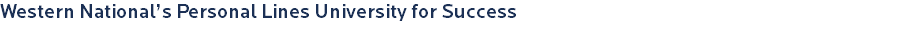 Western National’s Personal Lines University for Success 