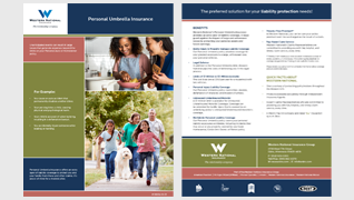 Personal umbrella insurance flyer cover