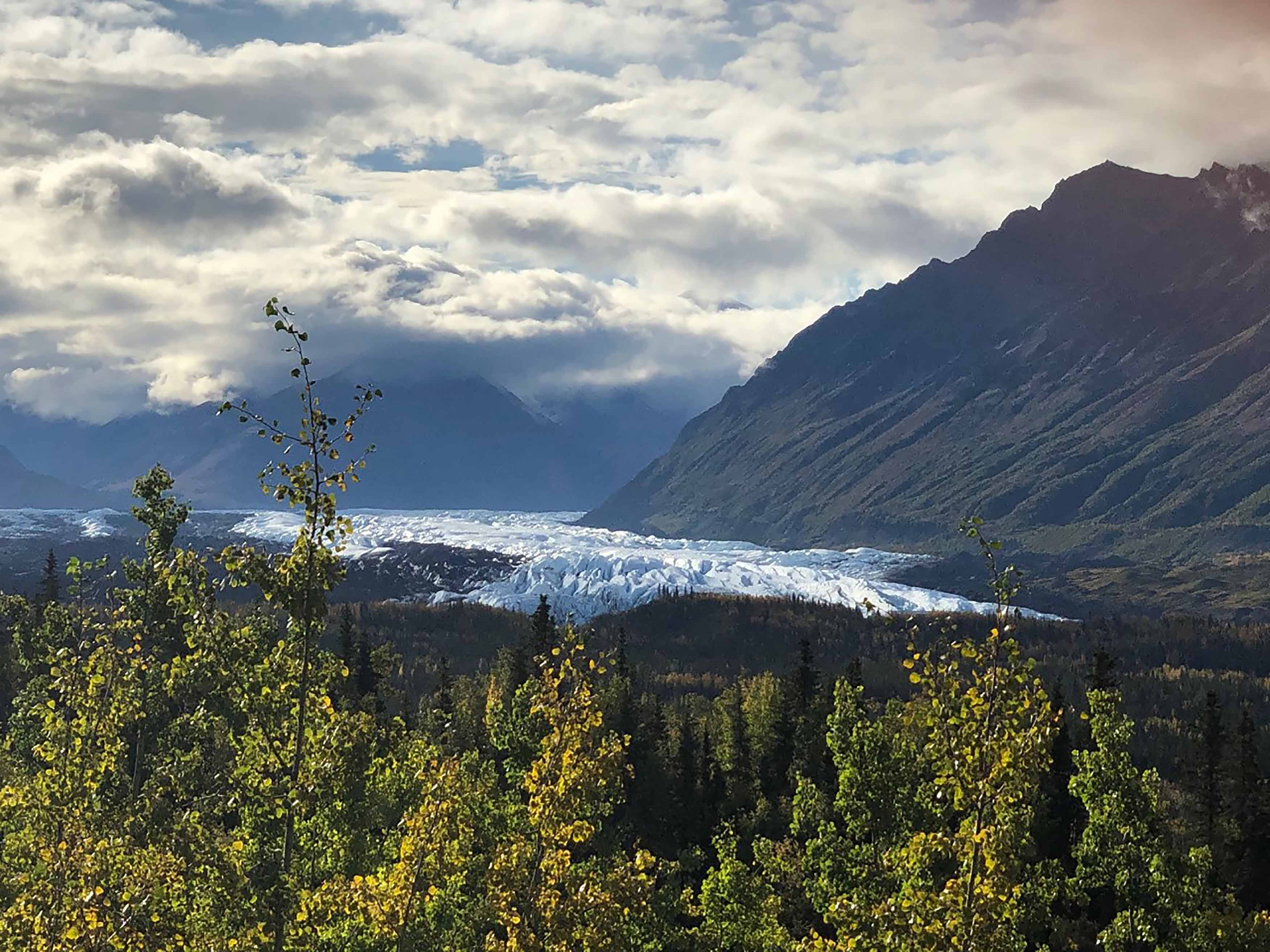 Image of Matanuska Glacier. Welcome section image.