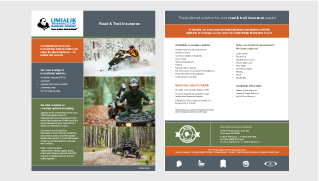 Thumbnail image of Road & Trail Insurance flyer.